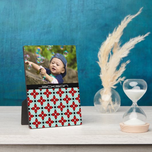 Ladybug Pattern Fotoplaat (Zijkant)