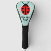 Ladybug Pattern Golfheadcover (Voorkant)