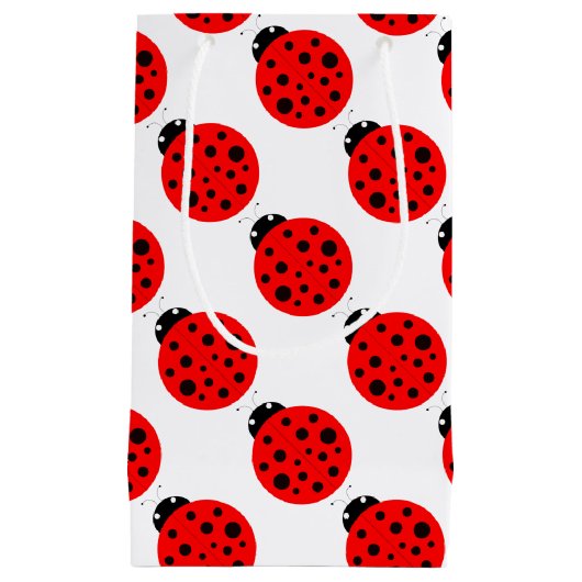 Ladybug Pattern Klein Cadeauzakje (Voorkant)