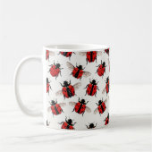 Ladybug Pattern Koffiemok (Links)