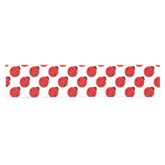 Ladybug Pattern Korte Tafelloper (Horizontaal)