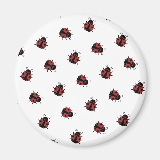 Ladybug Pattern Magneet (Voorkant)