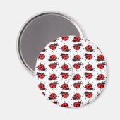 Ladybug Pattern Magneet (Voorkant / Achterkant)