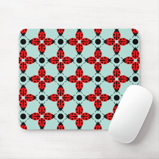 Ladybug Pattern Muismat (Met muis)