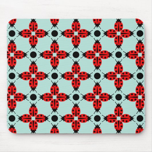 Ladybug Pattern Muismat (Voorkant)