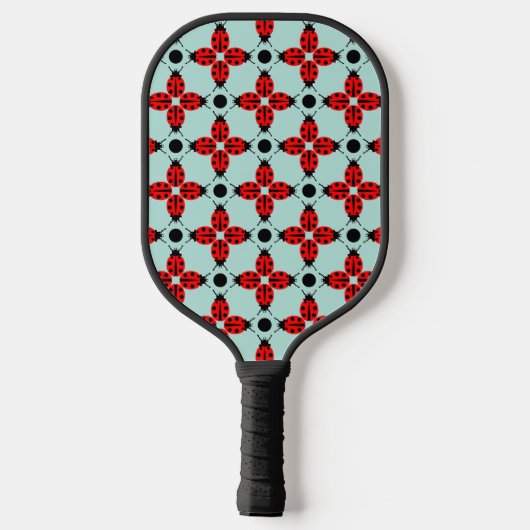Ladybug Pattern Pickleball Paddle (Achterkant)