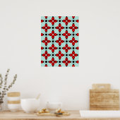 Ladybug Pattern Poster (Keuken)