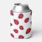 Ladybug Pattern Print Koelbox Blikjeskoeler (Blikje Voorkant)