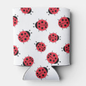 Ladybug Pattern Print Koelbox Blikjeskoeler (Achterkant)