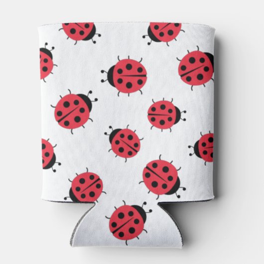 Ladybug Pattern Print Koelbox Blikjeskoeler (Achterkant)