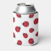 Ladybug Pattern Print Koelbox Blikjeskoeler (Blikje Achterkant)