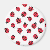 Ladybug Pattern Print Magnet (Voorkant)