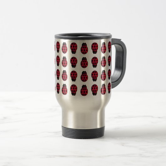 Ladybug Pattern Reisbeker (Voorkant rechts)