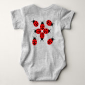 Ladybug Pattern Romper (Achterkant)