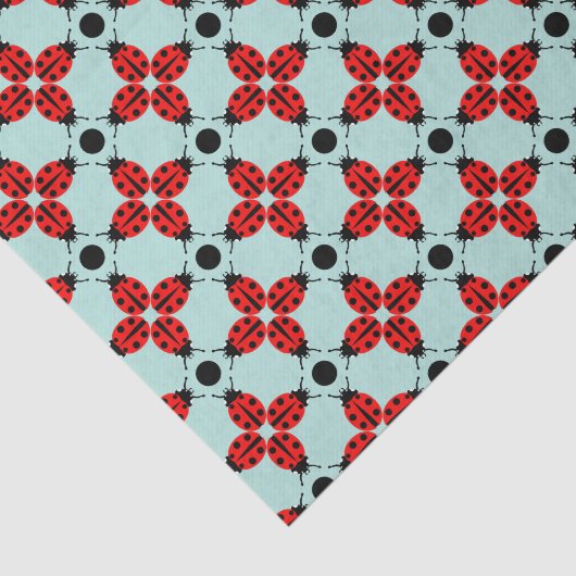 Ladybug Pattern Tissuepapier (Detail)