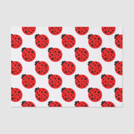 Ladybug Pattern Tissuepapier (Voorkant)