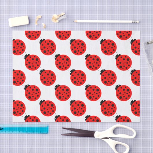 Ladybug Pattern Tissuepapier (Craft)