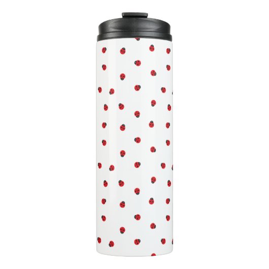 Ladybug Pattern Tumbler Thermosbeker (Voorkant)