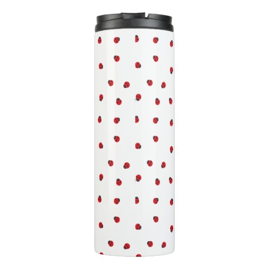Ladybug Pattern Tumbler Thermosbeker (Achterkant)