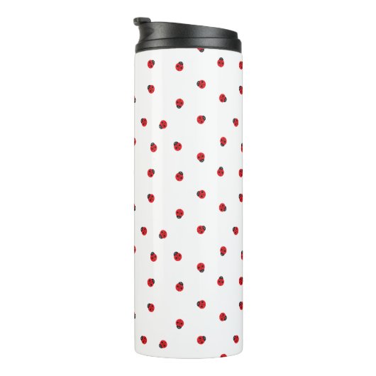 Ladybug Pattern Tumbler Thermosbeker (Geroteerd rechts)