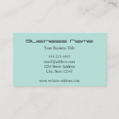 Ladybug Pattern Visitekaartje (Achterkant)