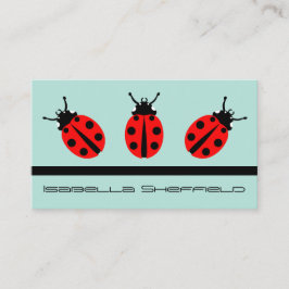 Ladybug Pattern Visitekaartje