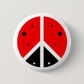 Ladybug Peace Button (Voorkant)