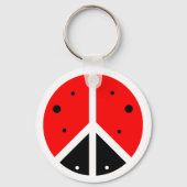 Ladybug Peace Sleutelhanger (Voorkant)