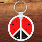 Ladybug Peace Sleutelhanger (Voorkant)
