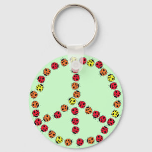 Ladybug Peace Sleutelhanger