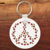 Ladybug Peace Sleutelhanger (Voorkant)