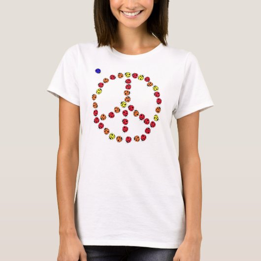 Ladybug Peace T-Shirt (Voorkant)
