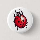 Ladybug-pen Ronde Button 3,2 Cm (Voorkant)