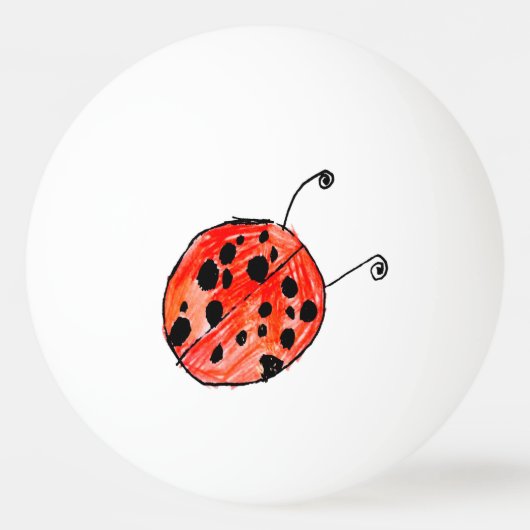 Ladybug Pingpongbal (Voorkant)
