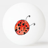 Ladybug Pingpongbal (Achterkant)