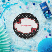 Ladybug Polka Baby shower Party Borden Papieren Bordje (Feest)