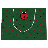 Ladybug Polka Dots Gift Bag Groot Cadeauzakje (Voorkant)