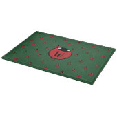 Ladybug Polka Dots Glas Snijplank (Hoek)