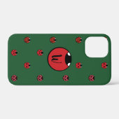Ladybug Polka Dots Hoesje-Mate Telefoon Case (Achterkant (horizontaal))