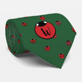 Ladybug Polka Dots Mannen Stropdas (Opgerold)