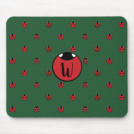 Ladybug Polka Dots Muismat (Voorkant)