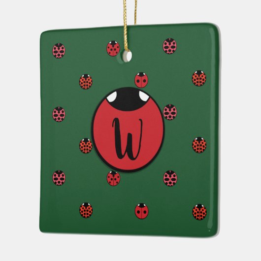 Ladybug Polka Dots Ornament (Links)