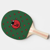 Ladybug Polka Dots Ping Pong Paddle Tafeltennisbatje (Zijkant)