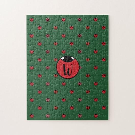Ladybug Polka Dots Puzzle Legpuzzel (Verticaal)