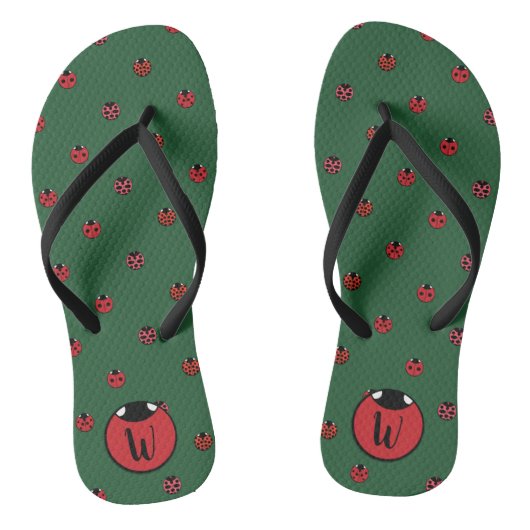 Ladybug Polka Dots Teenslippers (Voetbed)