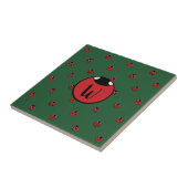 Ladybug Polka Dots Tegel Tegeltje (Zijkant)