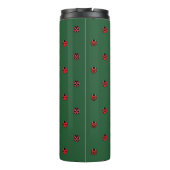 Ladybug Polka Dots Thermische Tumbler Thermosbeker (Achterkant)