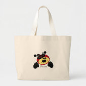 Ladybug Polka-Mamaw Grote Tote Bag (Voorkant)