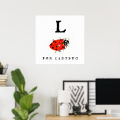 Ladybug Poster (Thuiskantoor)