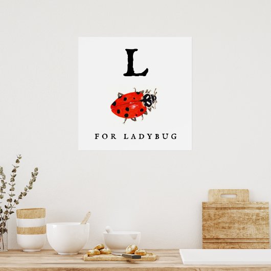 Ladybug Poster (Keuken)